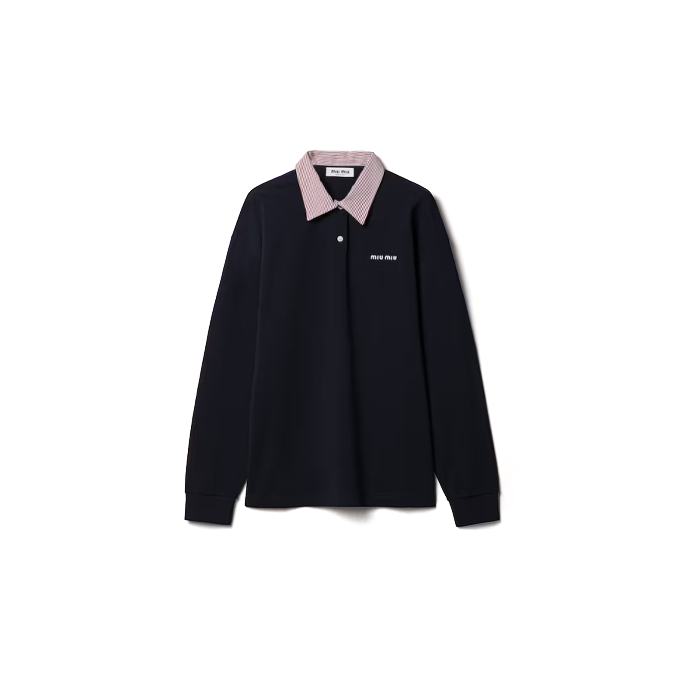 MIU MIU COTTON PIQUÉ POLO SHIRT MJLA36